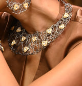 RADIANT MESH KUNDAN NECKPIECE