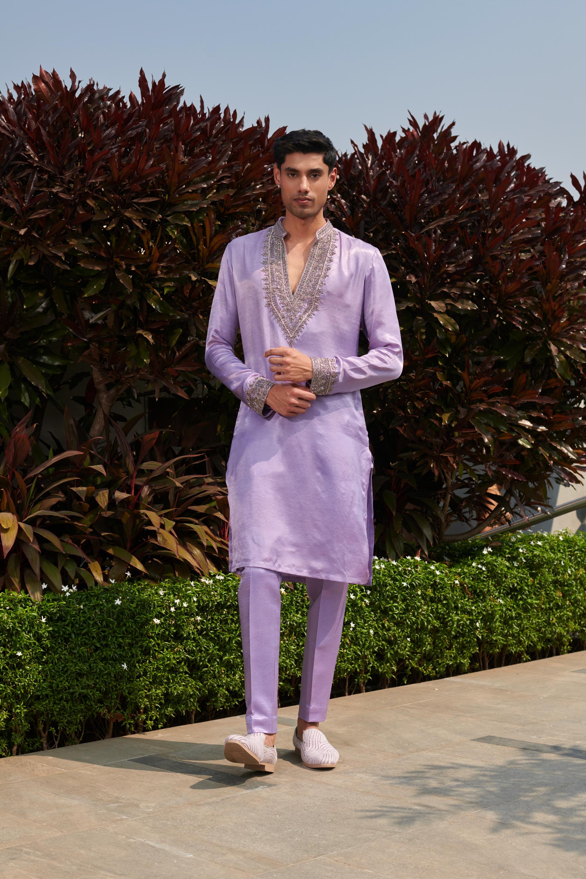 Lilac Affair Kurta Set. 2(Kurta + Pant)