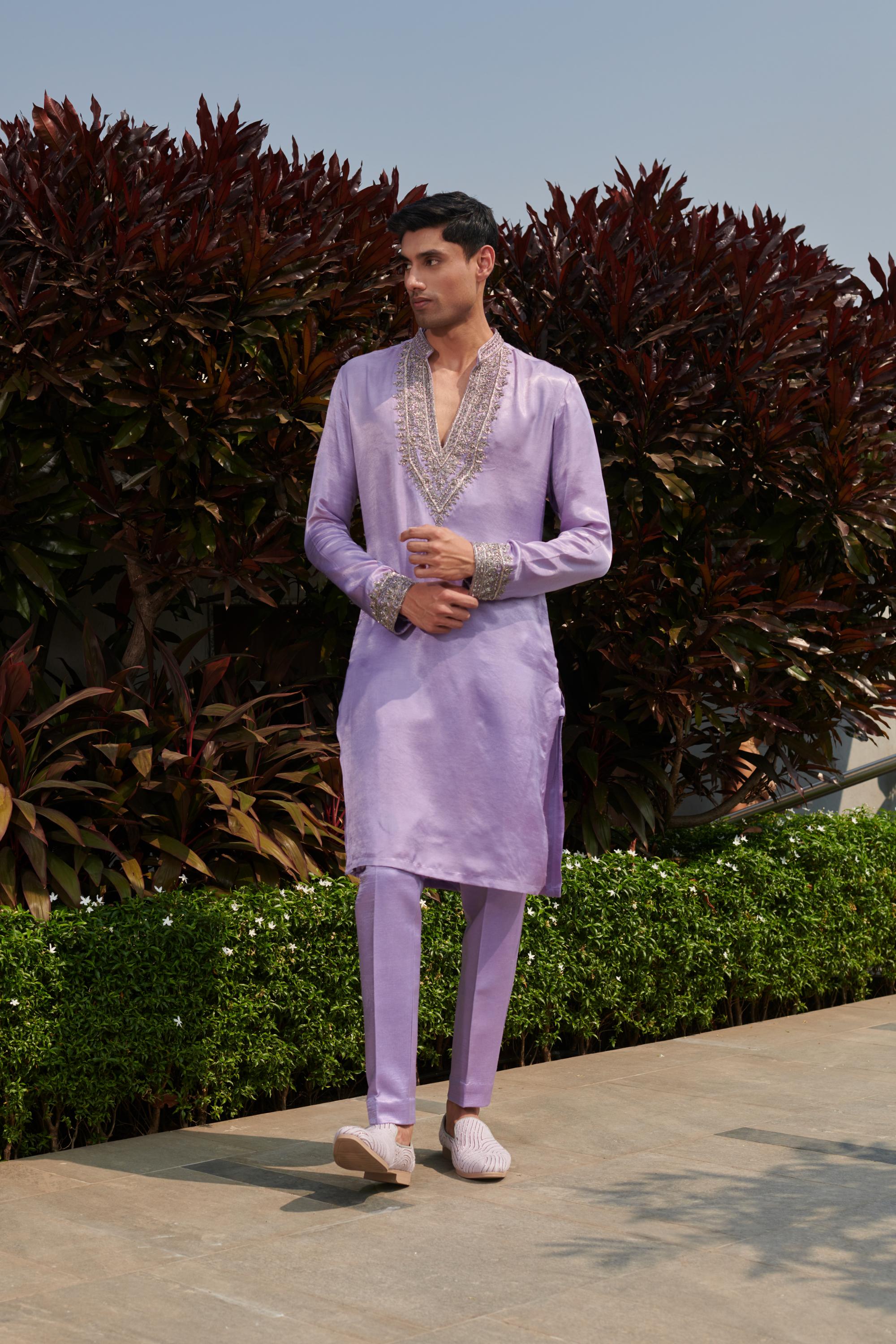 Lilac Affair Kurta Set. 2(Kurta + Pant)