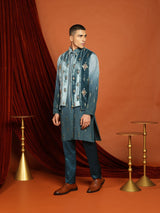 NOAH - BLUE VEST JACKET SET