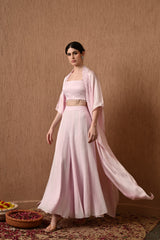 Pink Kaftan with Palazzo