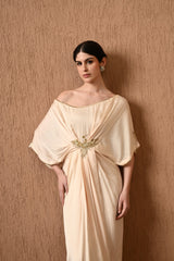 Ivory Kaftan Dress for Women