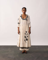 KALPANA Ivory Handspun Anarkali Set