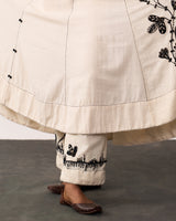 KALPANA Ivory Handspun Anarkali Set