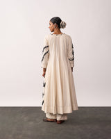 HANSA Ivory Handspun Angrakha Set
