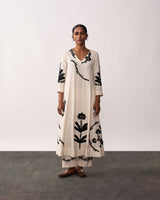 SUCHETA Ivory Handspun Kurta Set