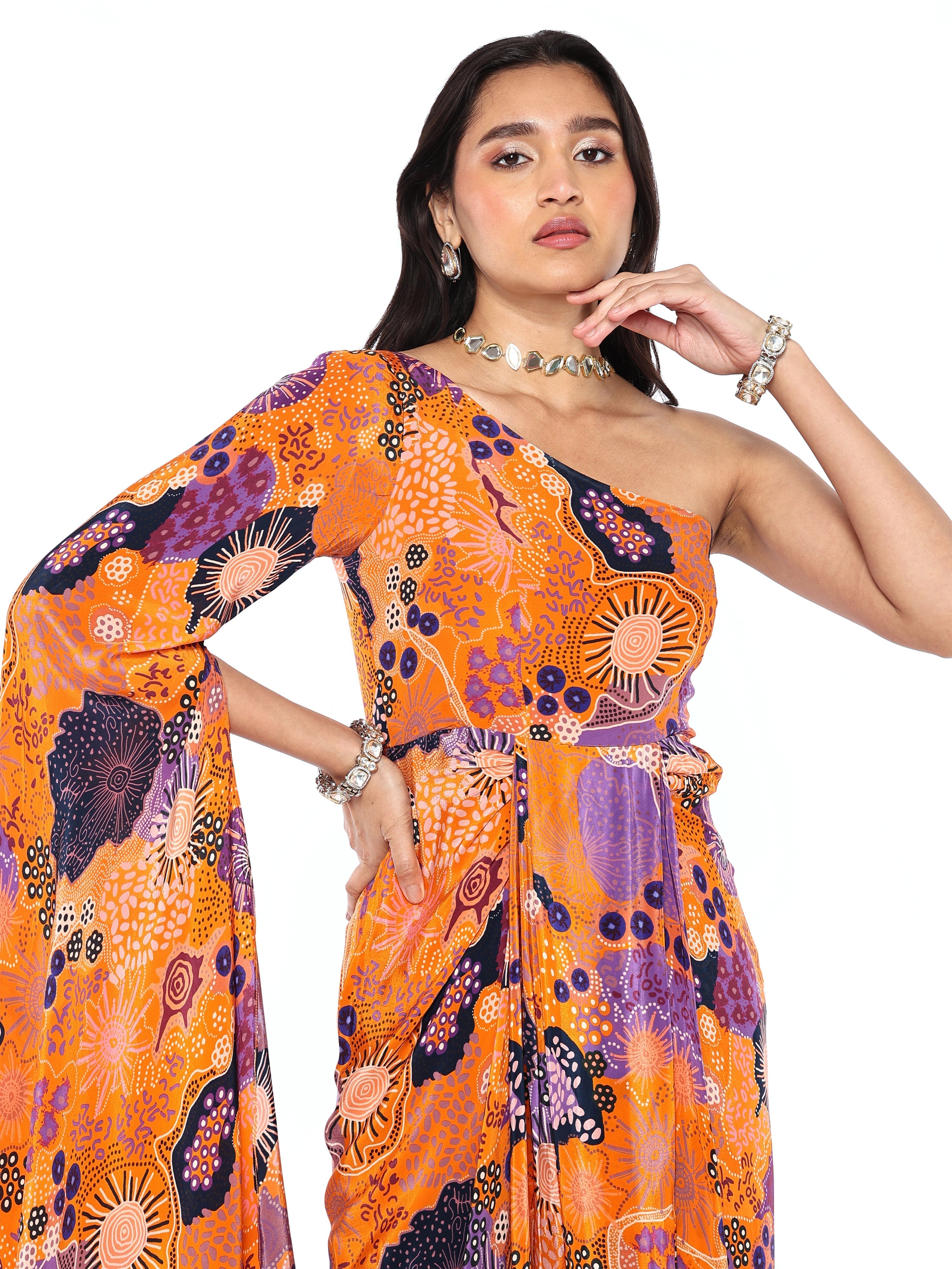 One shoulder dress