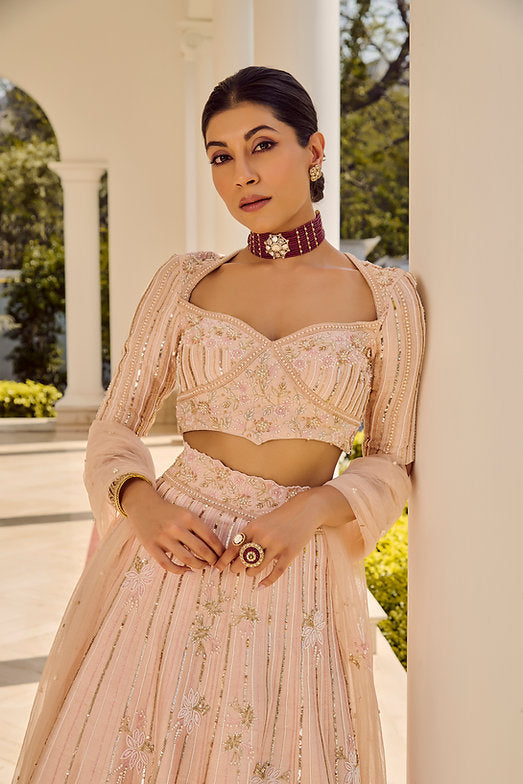 Misty Haze Lehenga Set