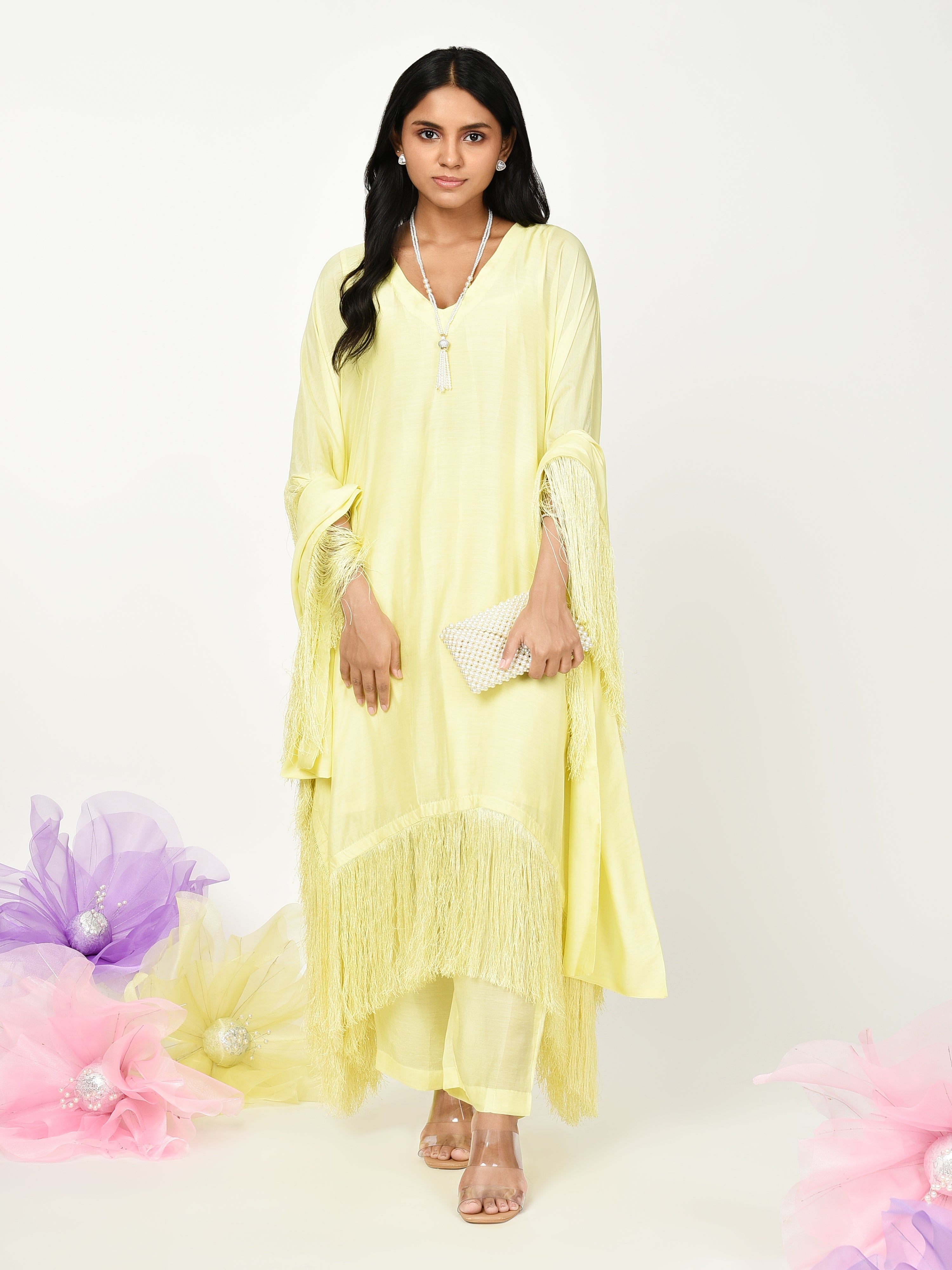 Yellow Kaftan Set