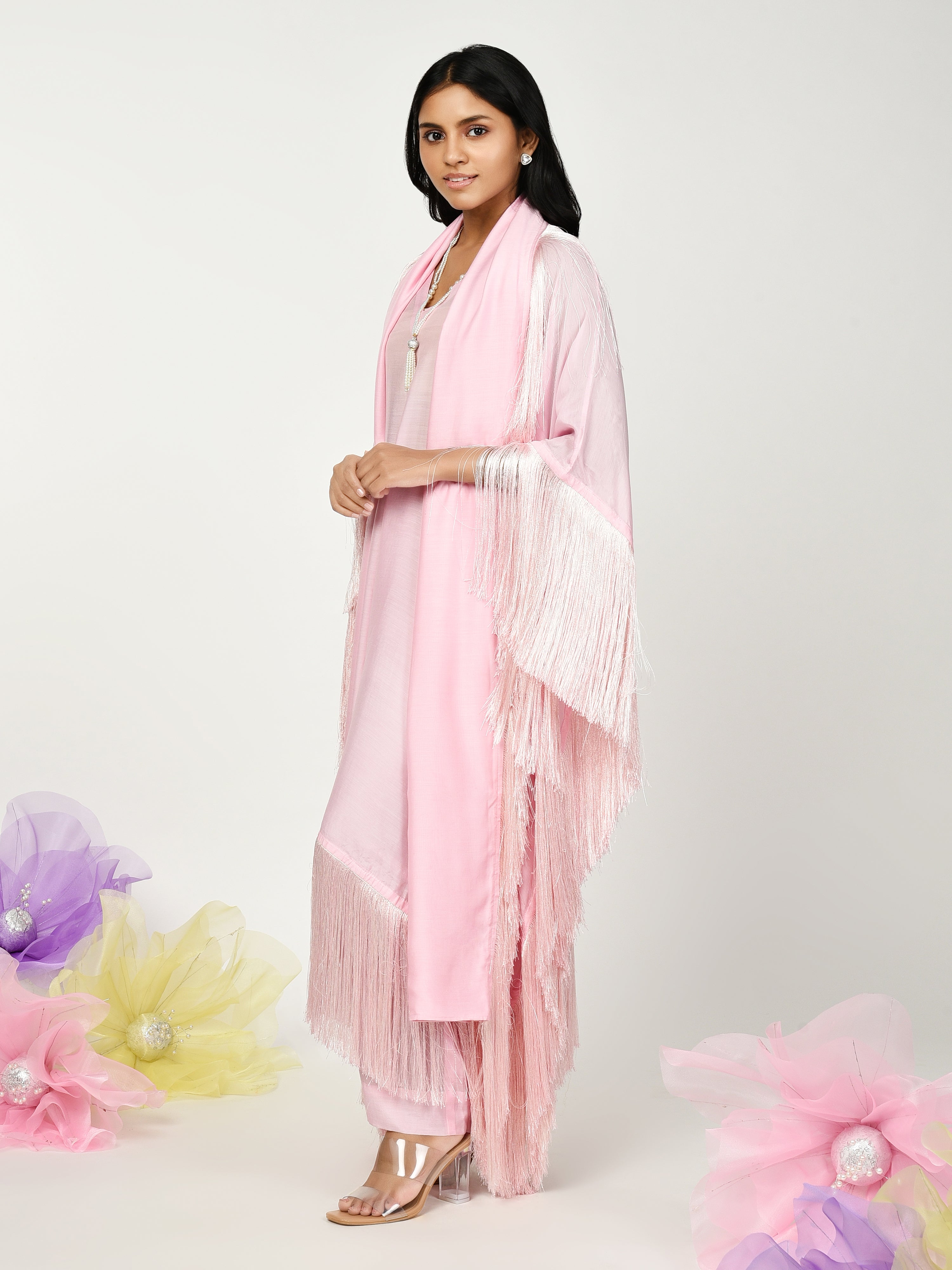 Pink Kaftan Set