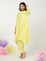 Yellow A Line Kurta Set
