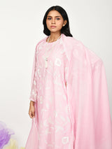 Pink Straight Kurta Set