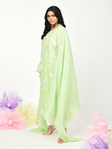 Green Straight Kurta Set