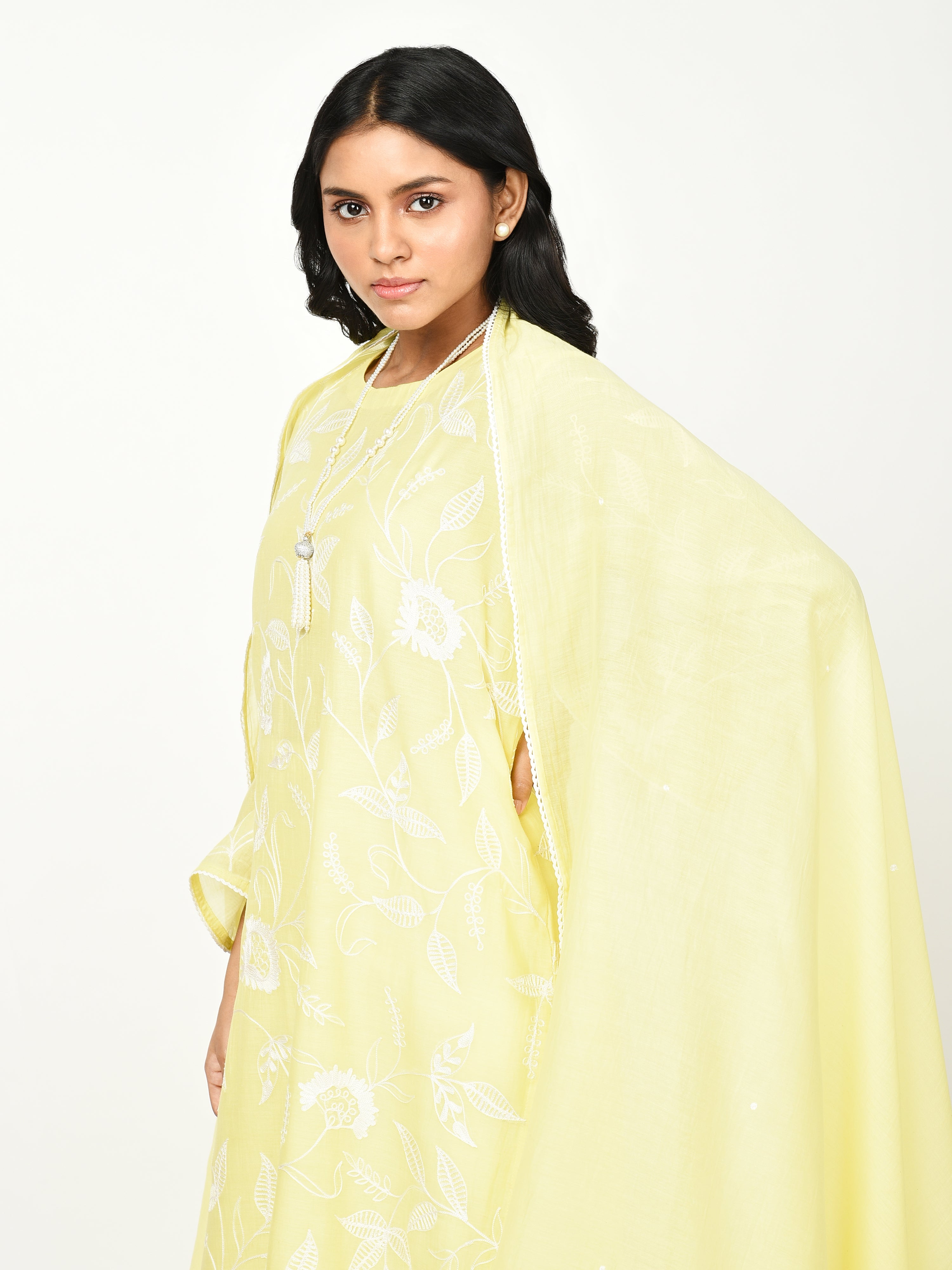 Yellow Straight Kurta Set