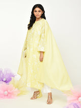 Yellow Straight Kurta Set