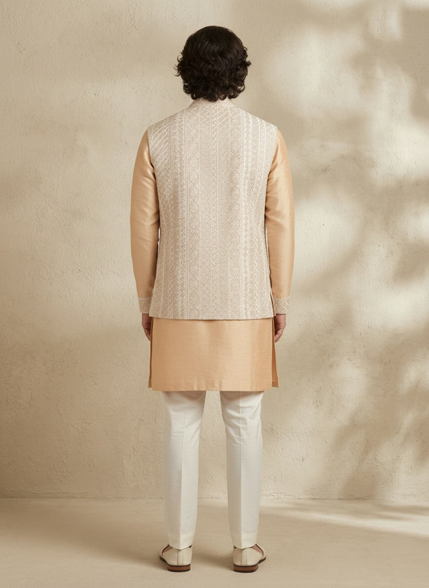 Mosaic Layered Kurta Set