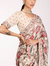 Saree with blouse piece