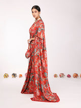 Saree with blouse piece