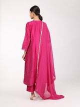 Plum Kurta Set