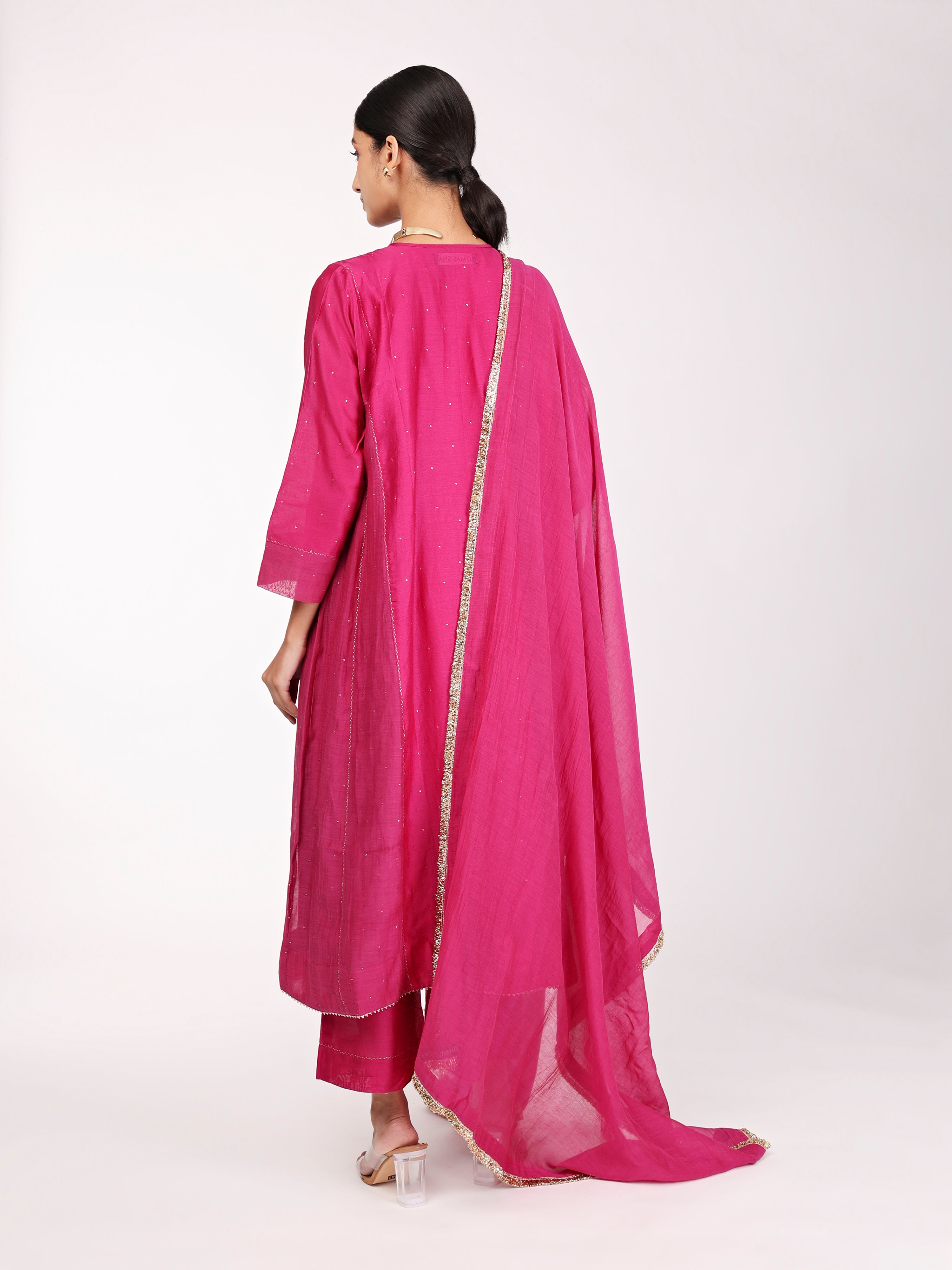 Plum Kurta Set