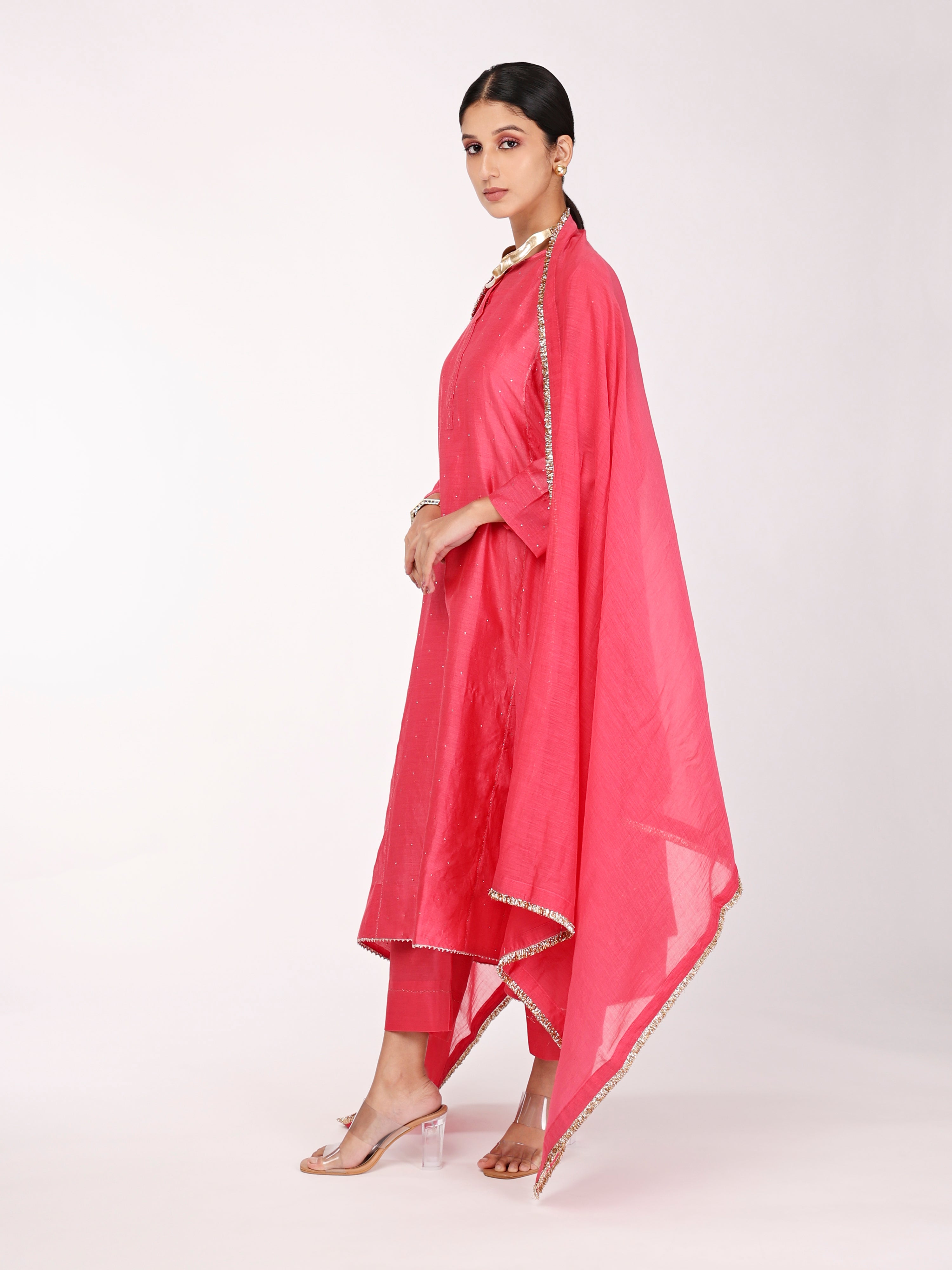 Pink Kurta Set