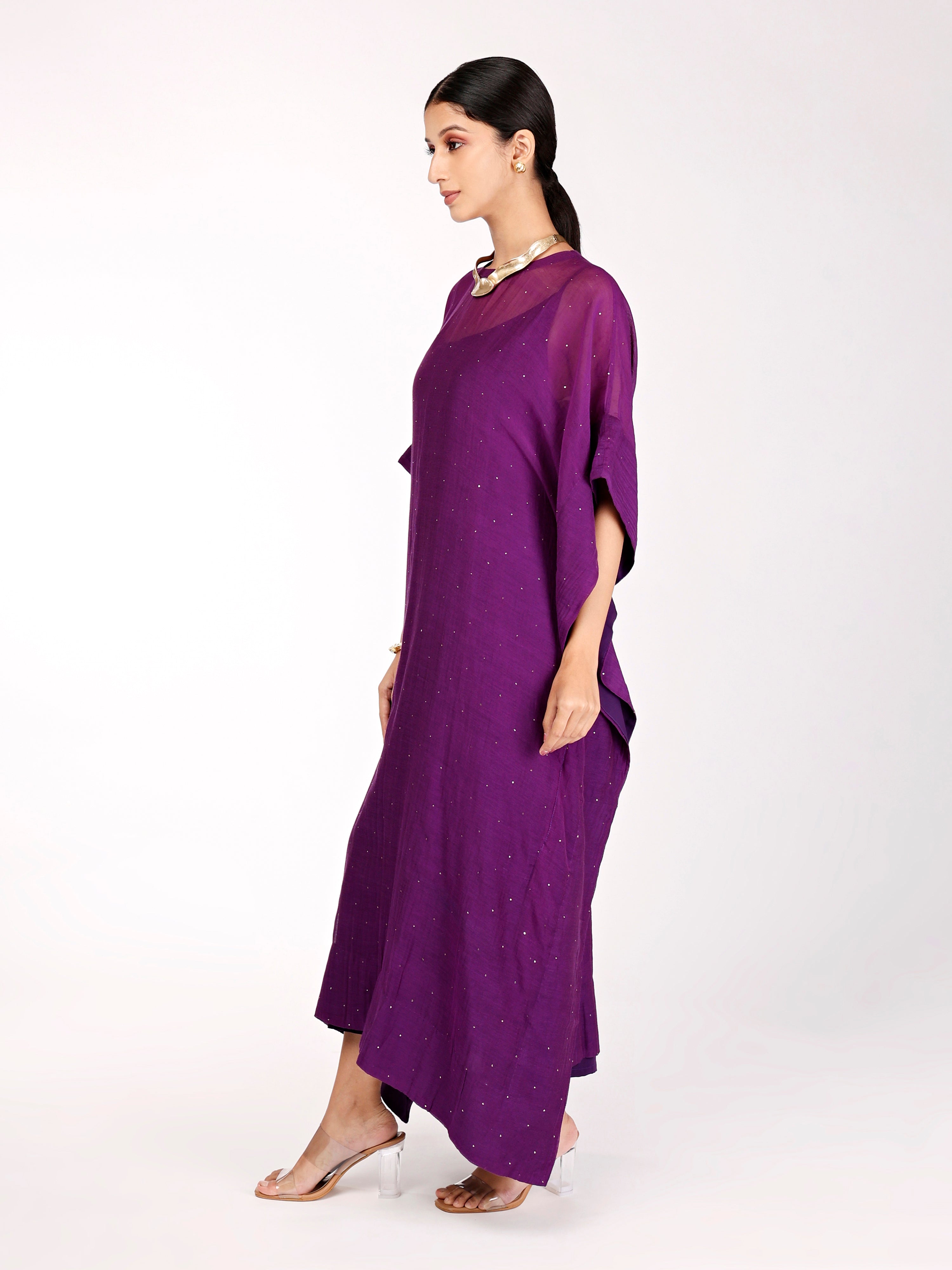 Deep Purple Kaftan