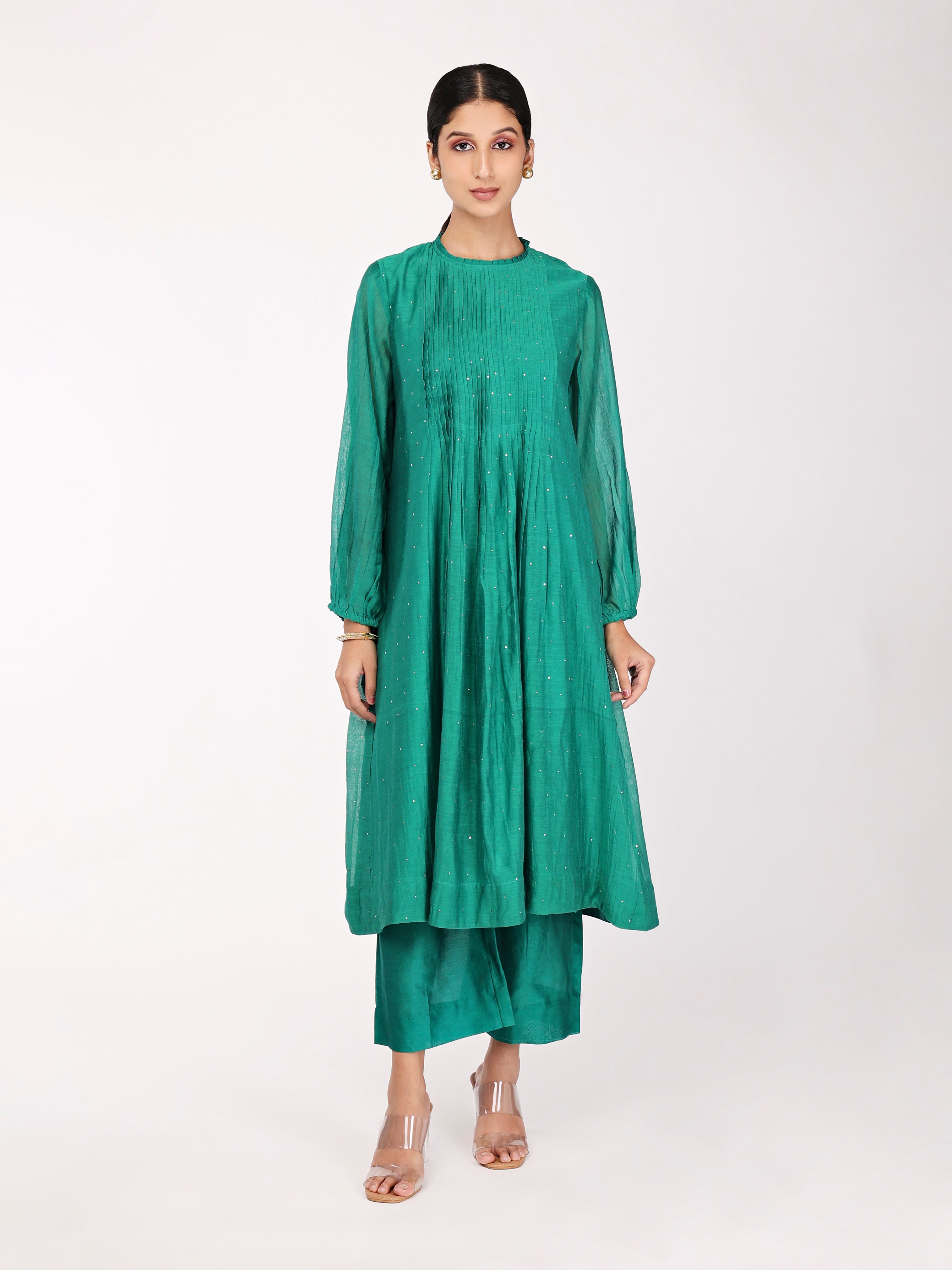 Rama Green Tunic Set
