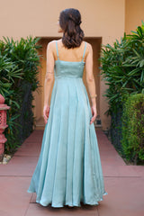Modern Light Green Gown