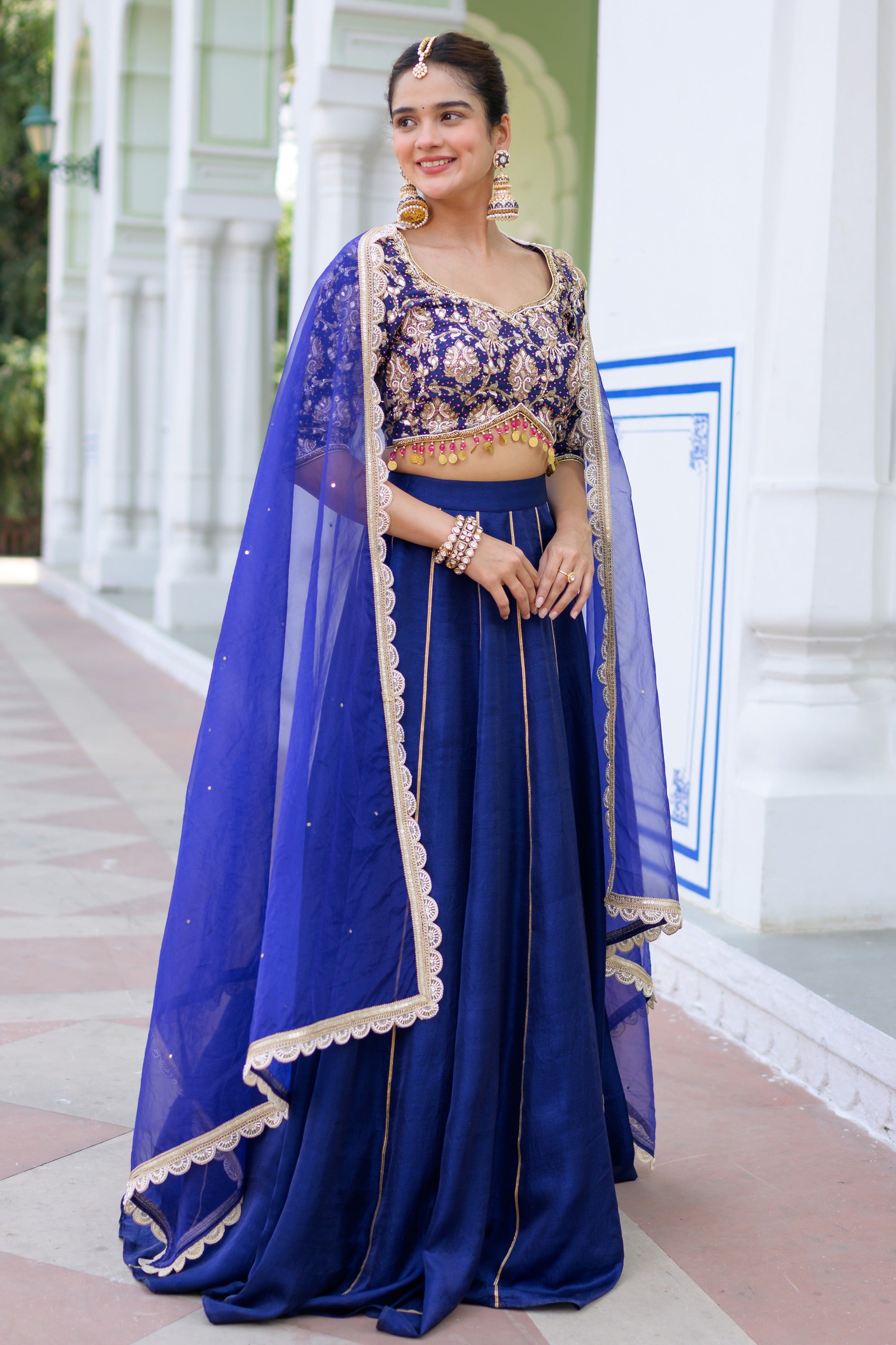 Neel Ambar Lehenga Set