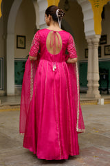Majenta Anarkali