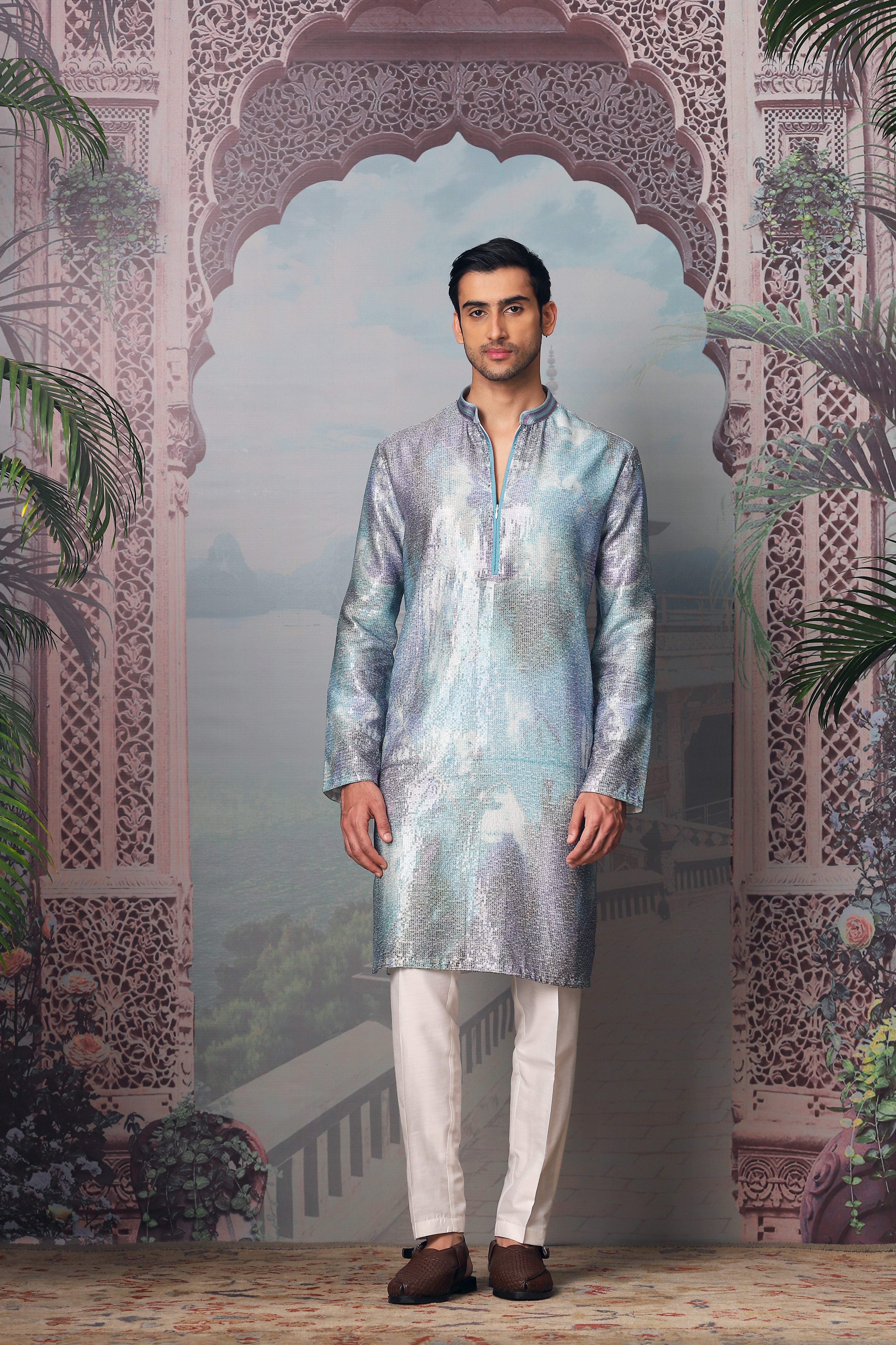 The Dreamy Twilight Sequin Embroidered Kurta Set