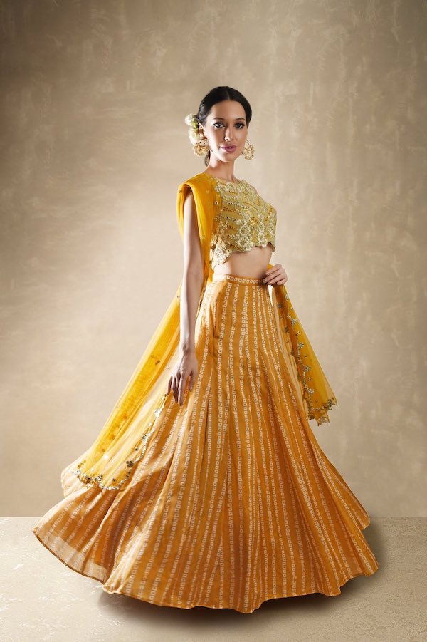 Marigold lehenga set