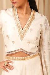 Ivory Wine Garden Palazzo Set