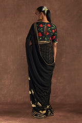 BLACK SPRINGBUD  SAREE
