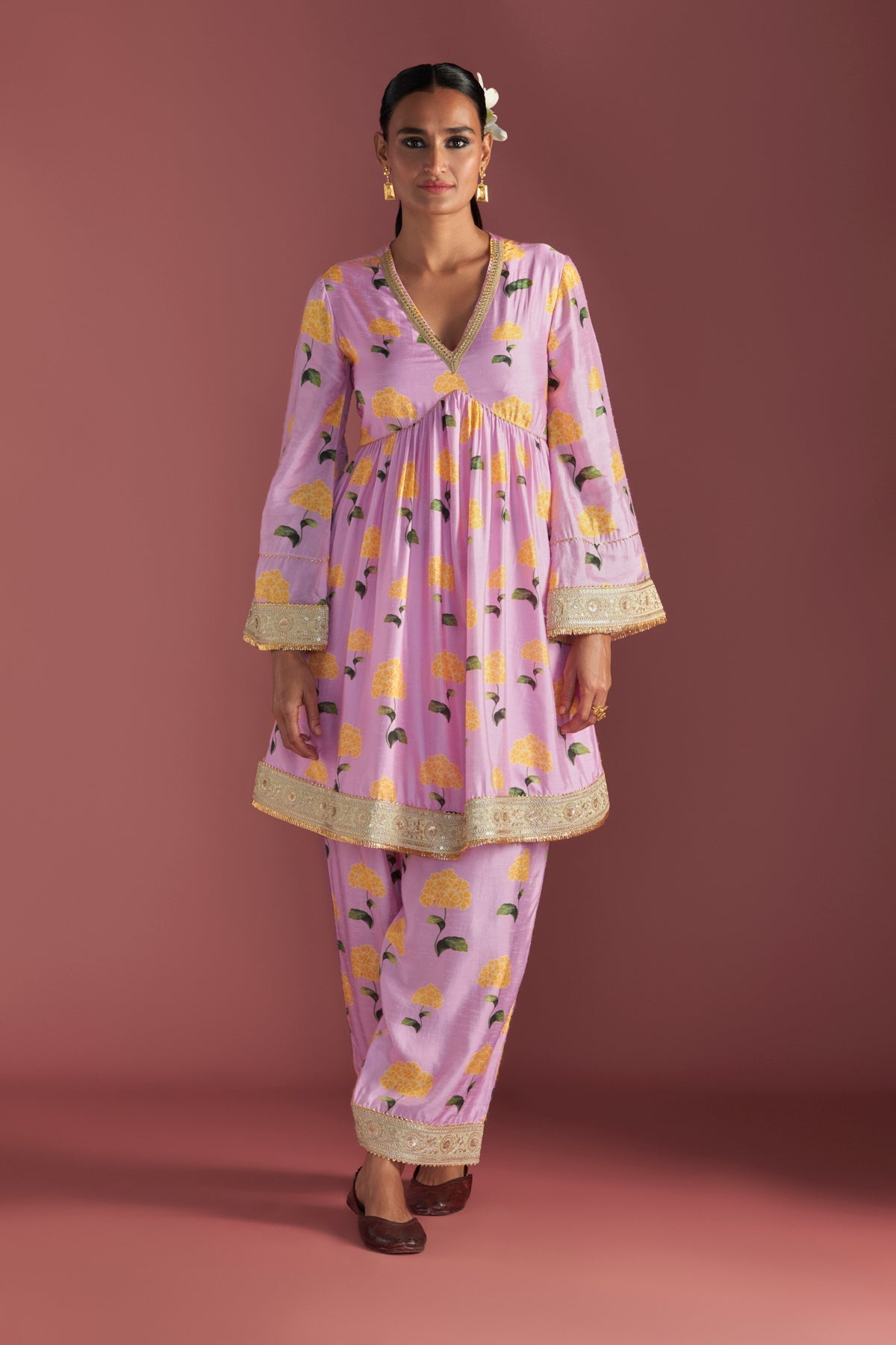 BLUSH HONEYCOMB SALWAR SET