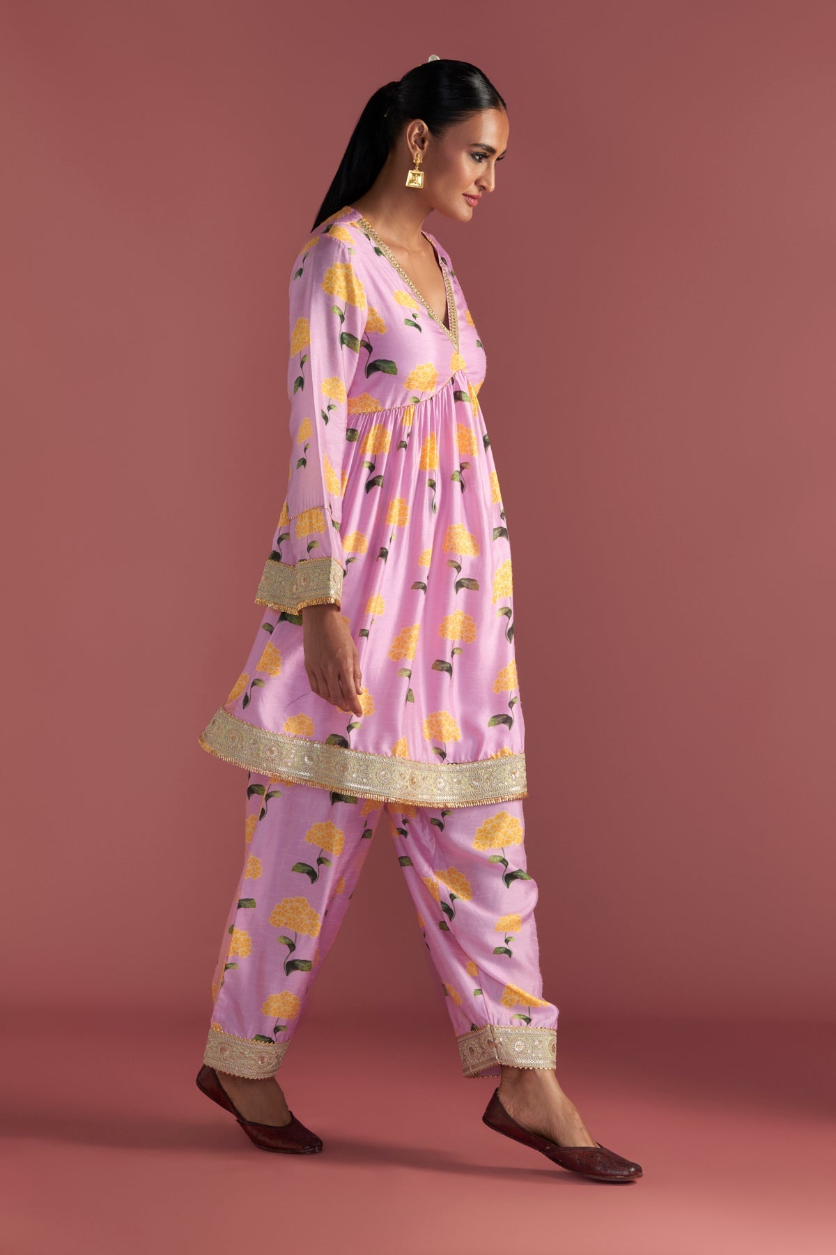 BLUSH HONEYCOMB SALWAR SET