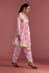 BLUSH HONEYCOMB SALWAR SET