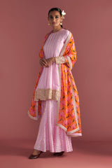 BABY PINK SPRINGBUD SHARARA SET
