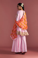 BABY PINK SPRINGBUD SHARARA SET