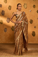 MOCHA LAMPI SAREE