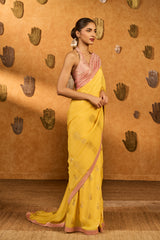 YELLOW BLOOM KEEPER SAREE