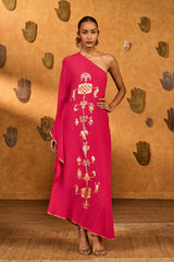 RASPBERRY WISHDROP KAFTAN
