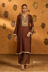 SEPIA CHERRY VINE KURTA SET