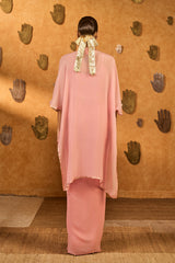CHAMPAGNE HEARTBEAT DRAPED CAPE SET