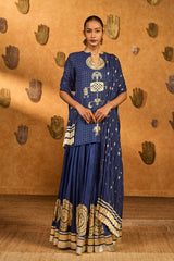 SAPPHIRE MOONFISH SKIRT SET