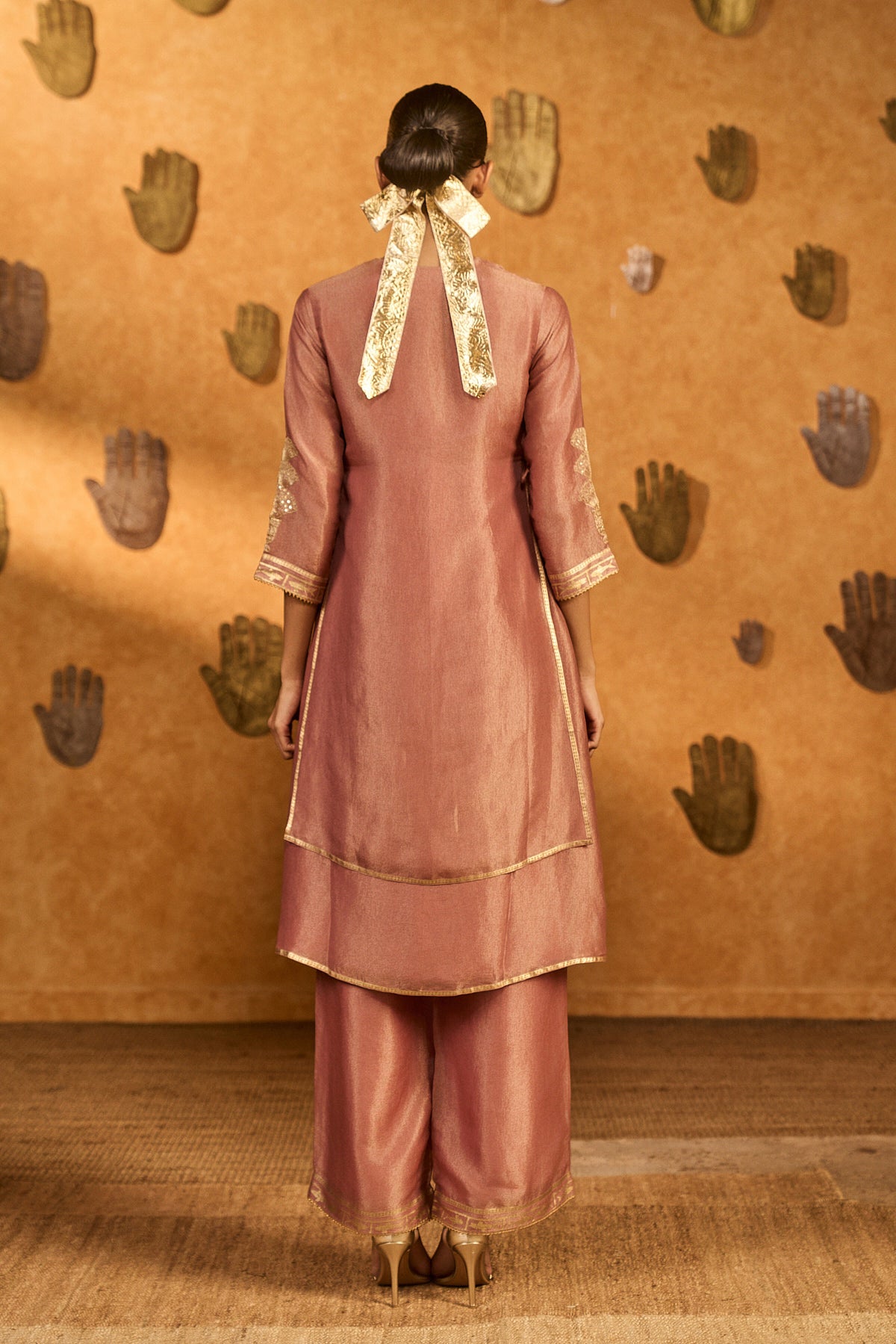 MAUVE TEA BLOSSOM TISSUE SKD