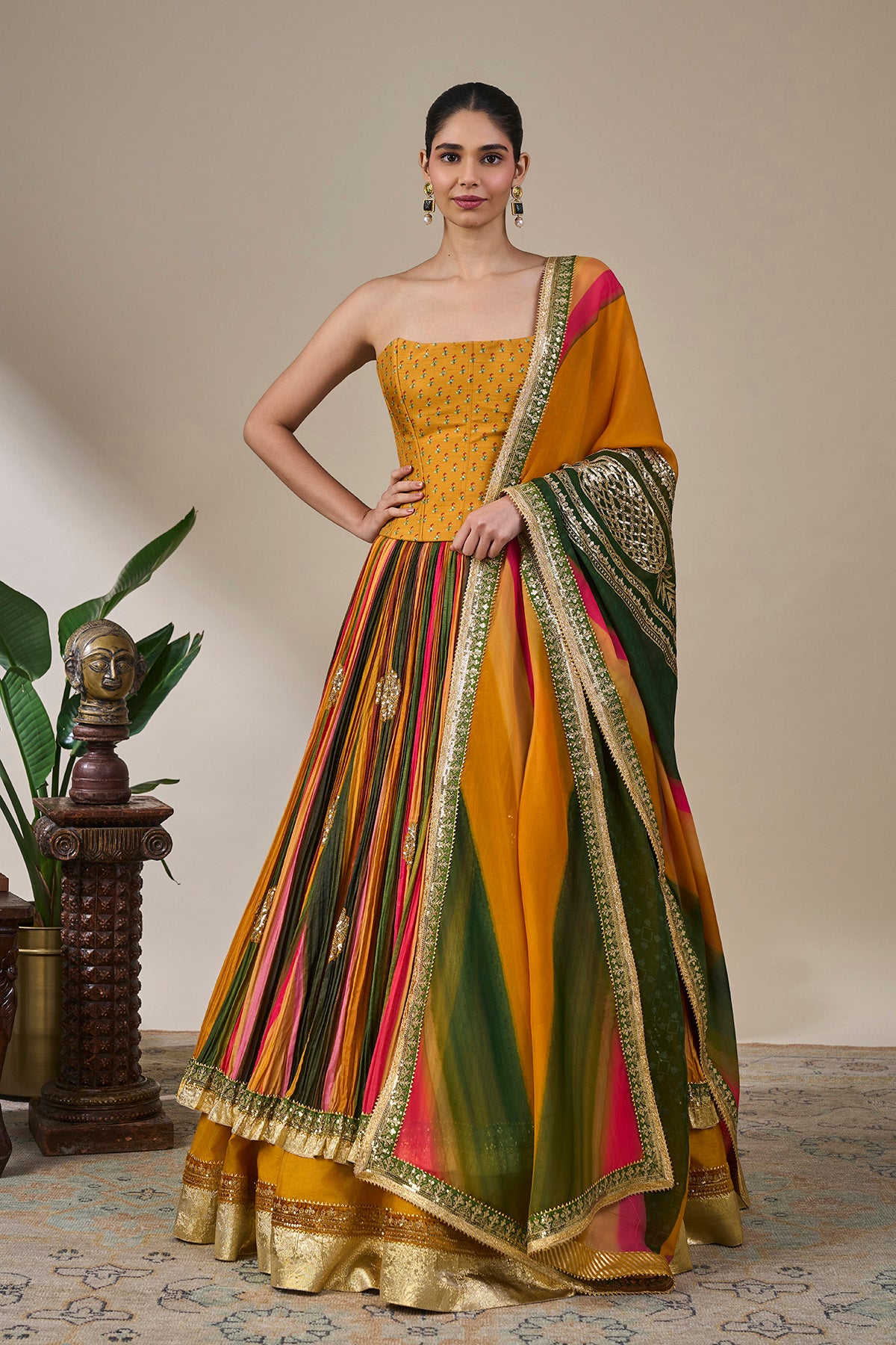 Pachranga Lehenga Set