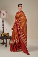 Rust The Heirloom Saree