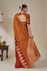 Rust The Heirloom Saree