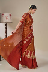 Rust The Heirloom Saree